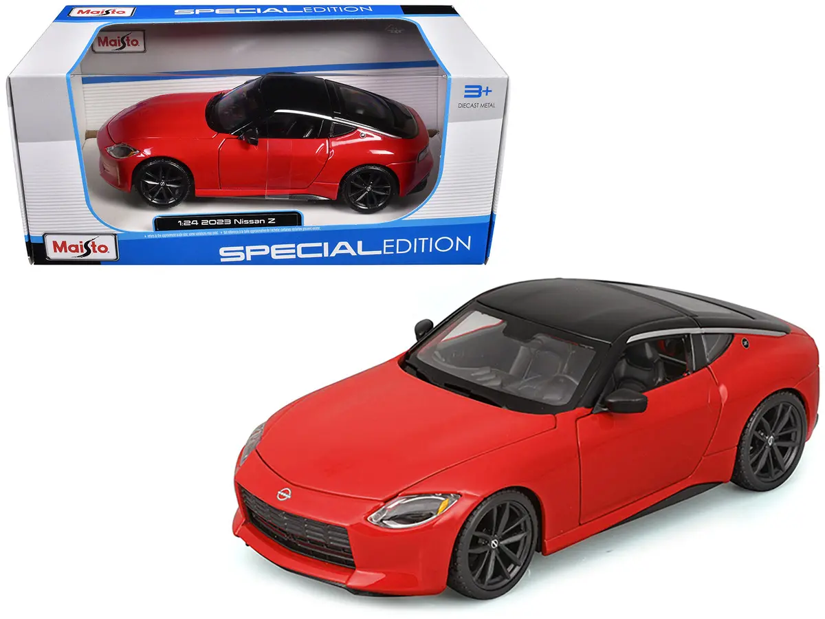 2023 Nissan Z Red With Black Top "Special Edition" Series 1/24 Diecast Model Car By Maisto 1
