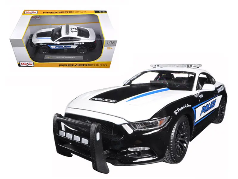 2015 Ford Mustang Gt 5.0 Police 1/18 Diecast Model Car By Maisto 1