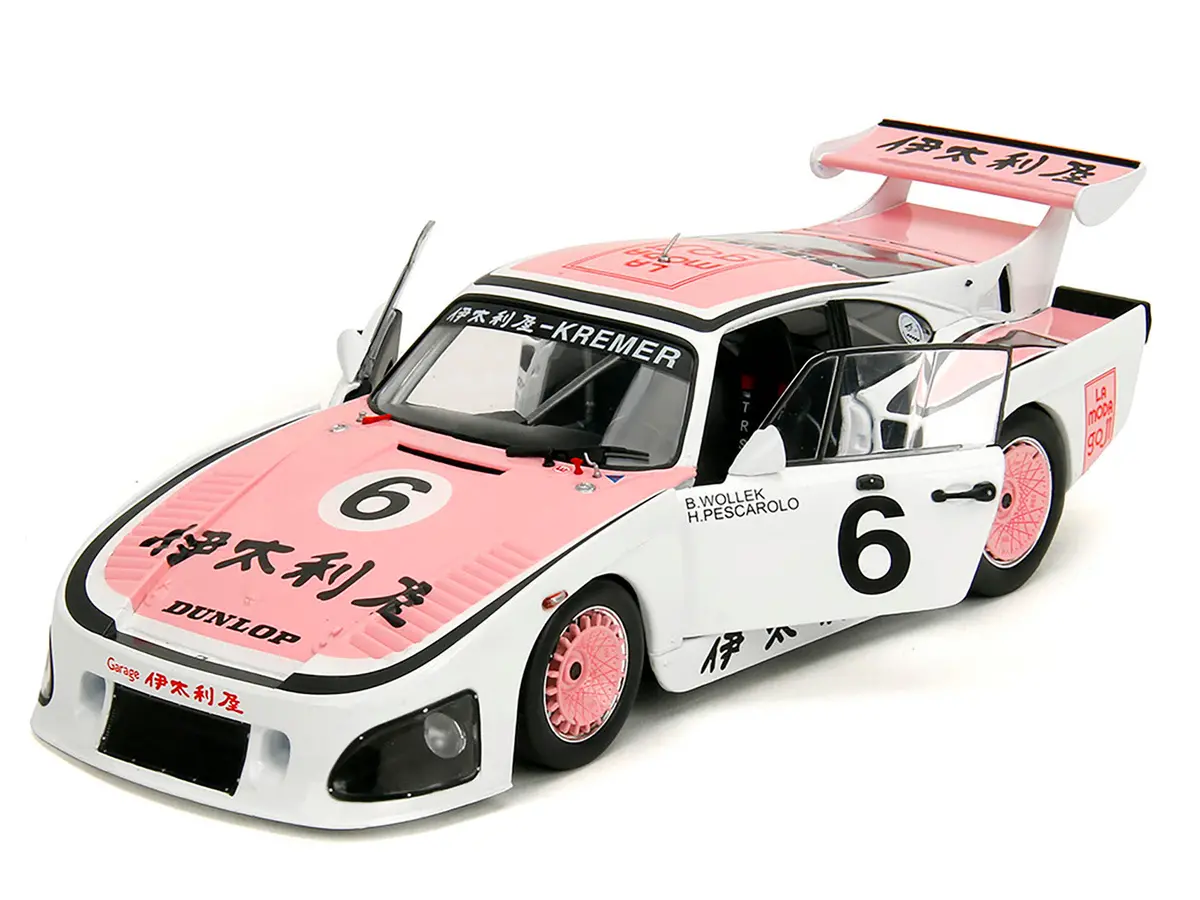 Porsche 935 K3 #6 Bob Wollek - Henri Pescarolo Winner "Suzuka 1000Km" (1981) "Pink Slips" Series 1/18 Diecast Model Car By Jada 2