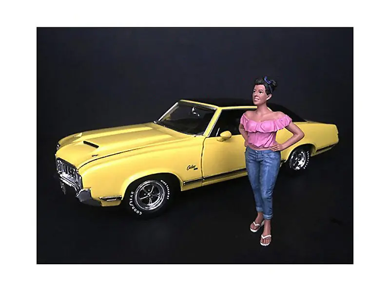 "Hanging Out" Series #2 Gloria Accessory Figure For 1/18 Scale Diecast Models By American Diorama 1