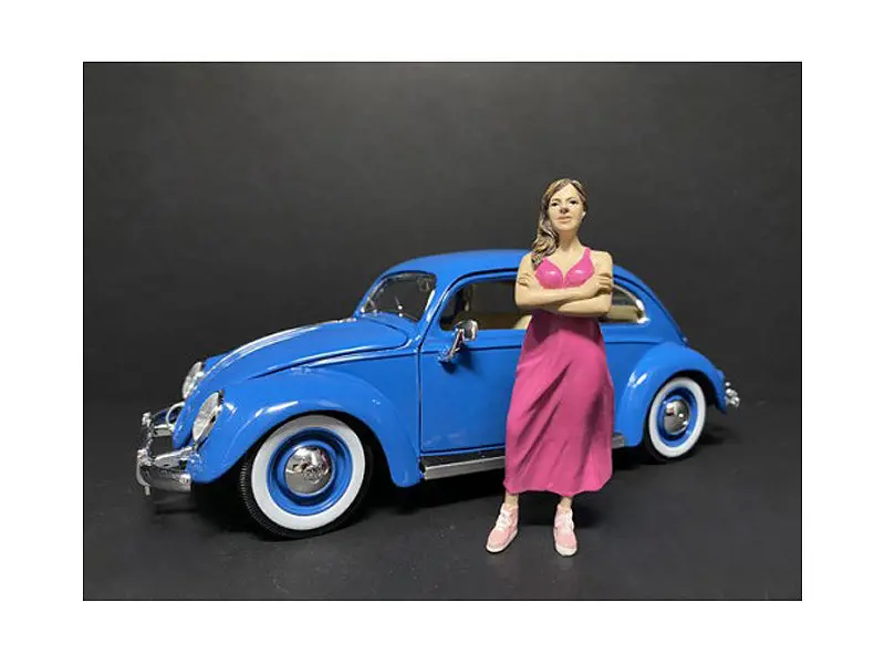 "Partygoers" Accessory Figure #2 For 1/24 Scale Diecast Models By American Diorama 1