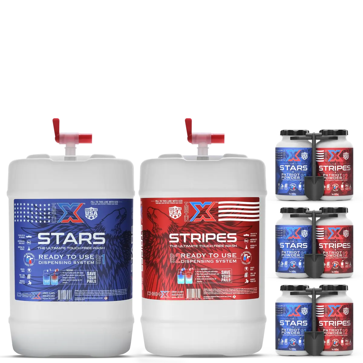 Stars + Stripes Patriot Powder: The Ultimate Touch Free Vehicle Wash 4