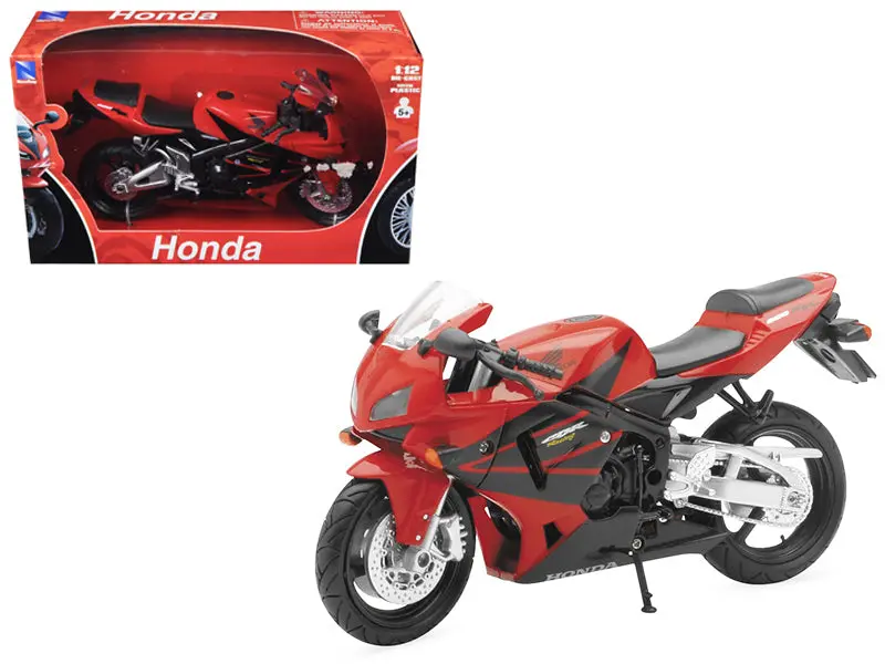 2006 Honda Cbr600r Red 1/12 Diecast Motorcycle Model By New Ray 1