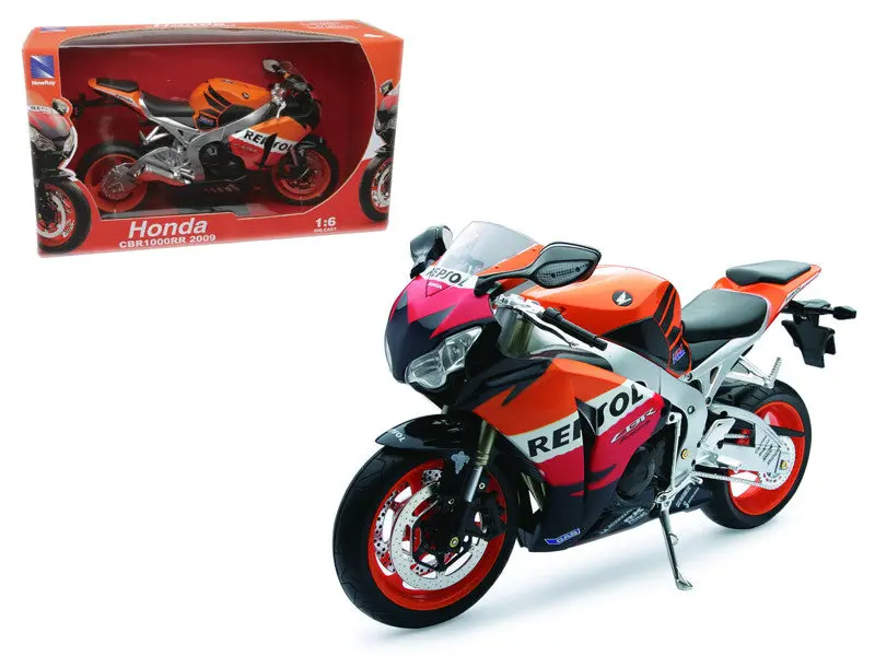 2009 Honda Cbr1000rr Repsol Motorcycle 1/6 Diecast Motorcycle Model By New Ray 1