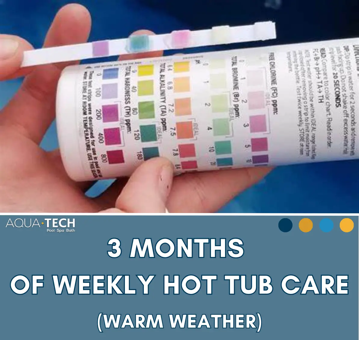 3 Months Of Weekly Hot Tub Care (Warm Weather): Weekly Hot Tub Cleaning, Testing And Chemicals 1