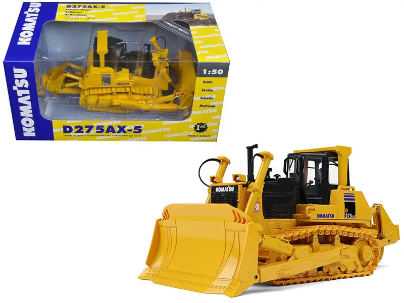 Komatsu D275ax-5 Sigma Dozer With Ripper 1/50 Diecast Model By First Gear 1