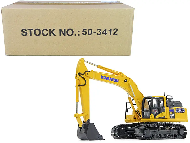 Komatsu Hb365lc-3 Hybrid Excavator 1/50 Diecast Model By First Gear 1