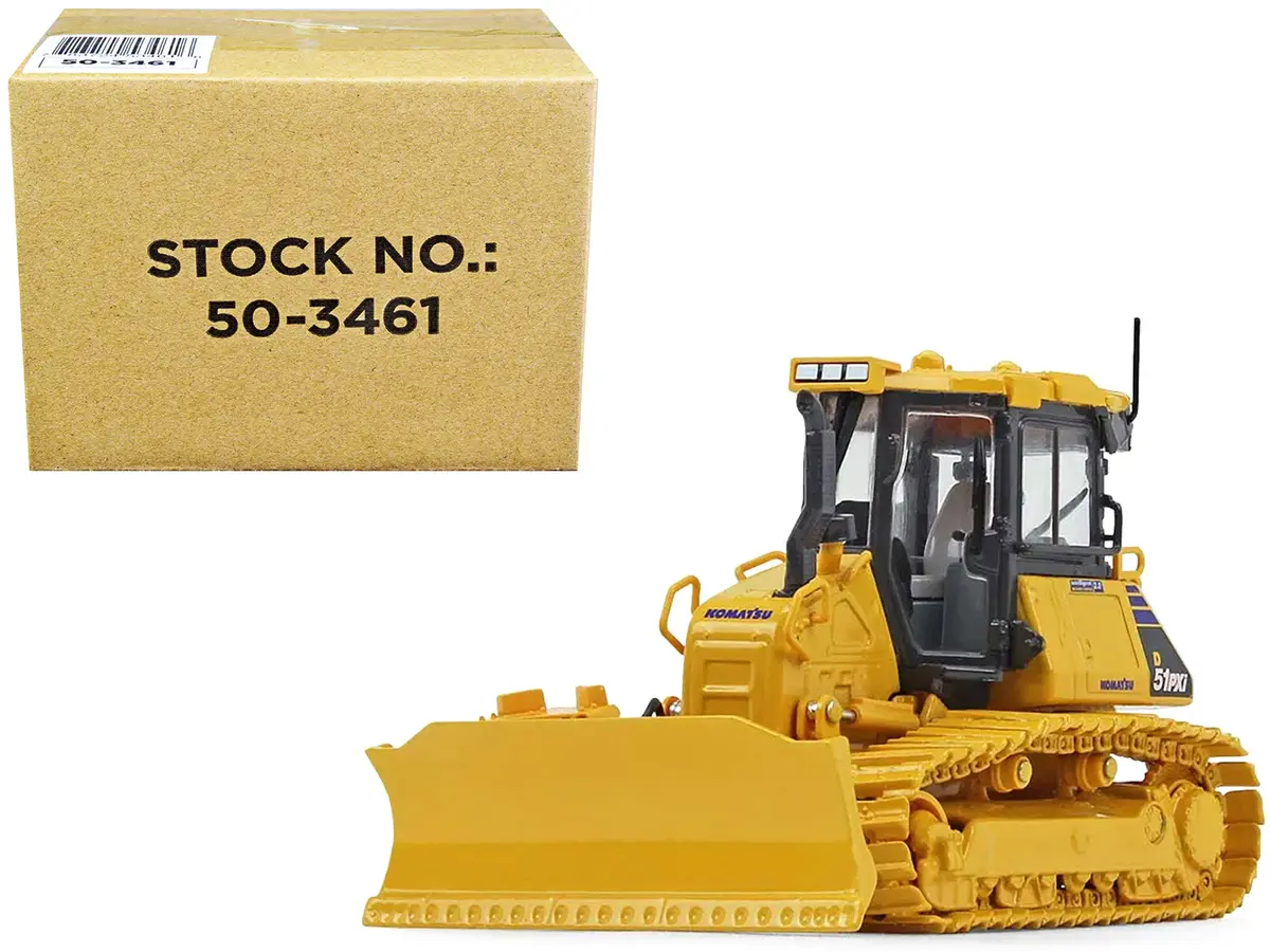 Komatsu D51pxi-24 Dozer With Hitch 1/50 Diecast Model By First Gear 1