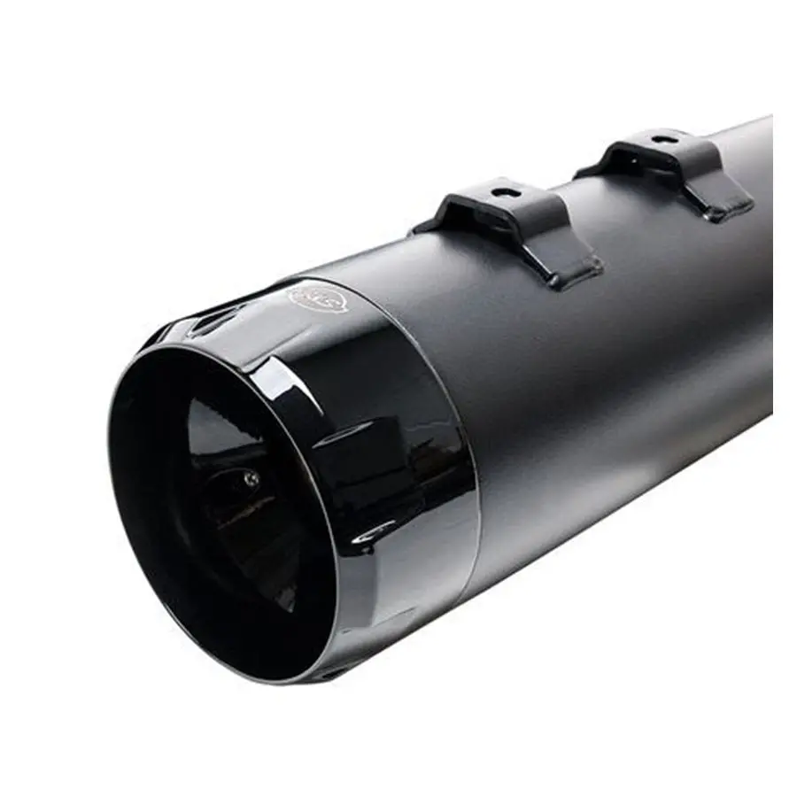 50 State Legal - Mk45 Touring Muffler For M8 Touring Models - Black With Black Thruster End Cap 2
