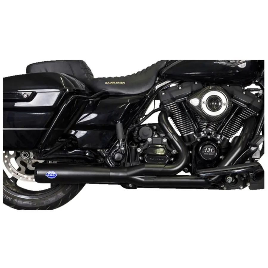 S&S Diamondback 2-1 Exhaust System For 2017-2024 Harley-Davidson Touring With First Gen M8 1