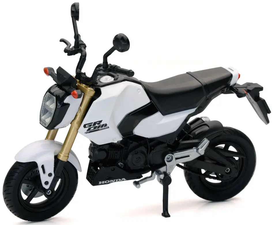 Honda Grom Motorcycle White 1/12 Diecast Model By New Ray 2