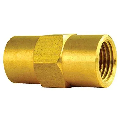 3/16" (Metric 10X1.0 Inverted) Brass Brake Line Union | 10Ct 1