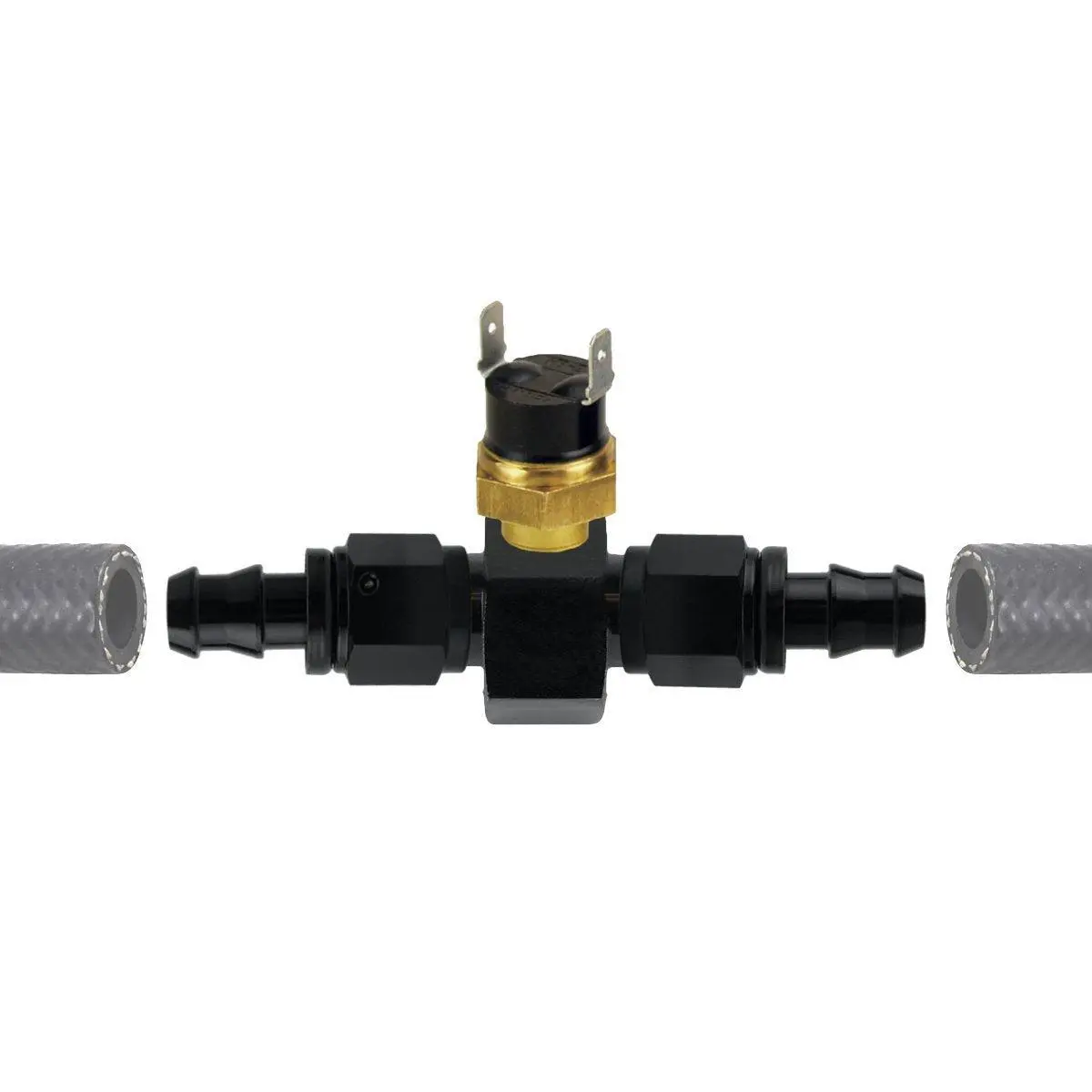 6 Inch Electric Radiator Fan In-Hose Thermostat Temperature Switch Kit 5