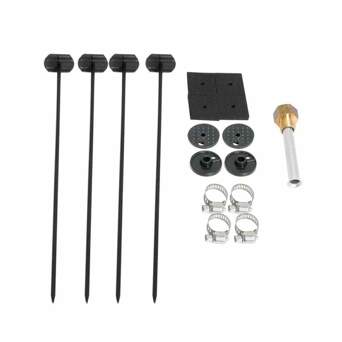 6 Pass Aluminum 6An 3/8" Inlet Hose Line Engine Transmission Oil Cooler Kit 2