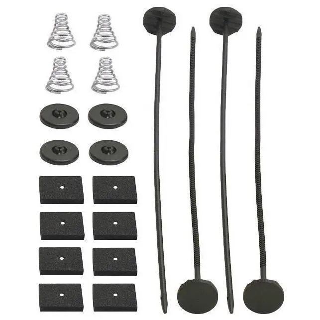 6 Pass 3/8" Hose Transmission Oil Cooler Electric Fan Push-In Probe Thermostat 7