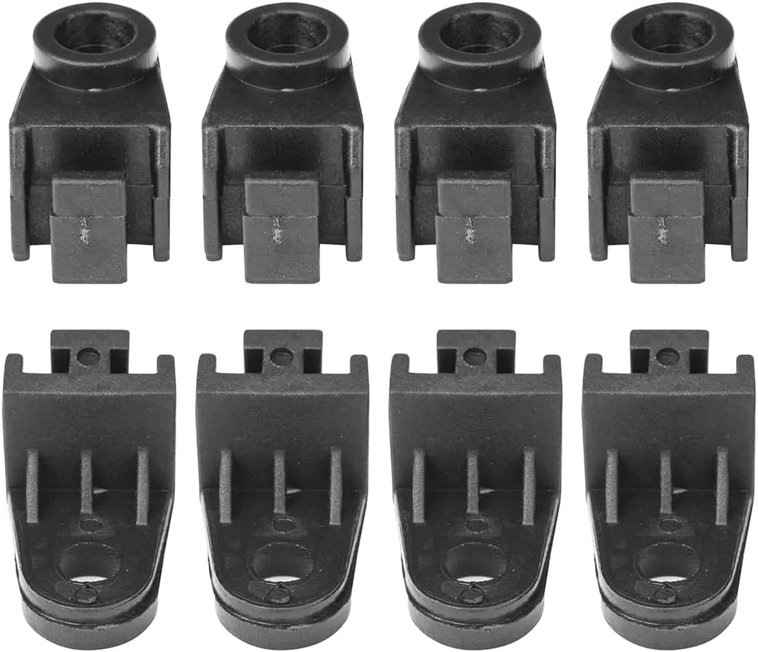 Electric Fan Radiator Installation Zip Tie Straps Corner Mounting Feet Kit 8