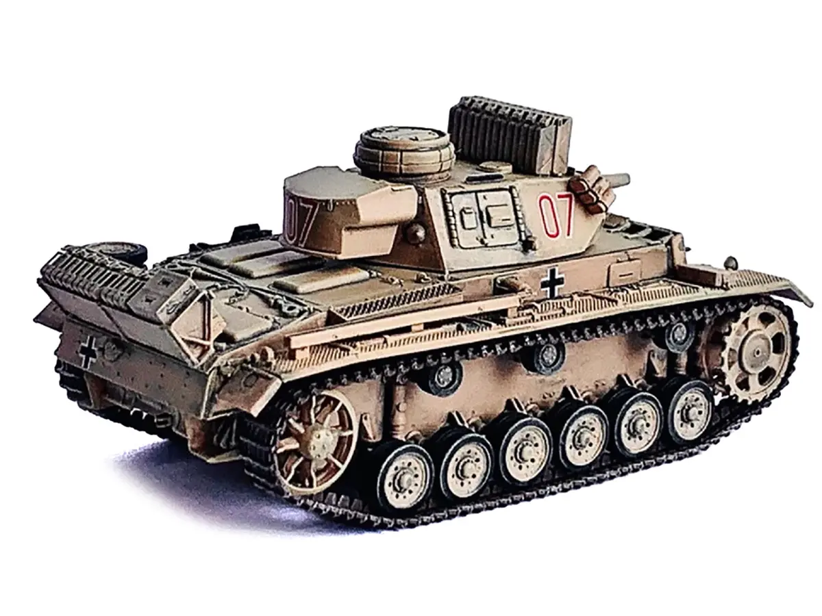 Germany Pz.Kpfw.Iii Ausf.N Dak Tank #07 "S.Pz.Abt.501 Tunisia" (1942/43) "Neo Dragon Armor" Series 1/72 Plastic Model By Dragon Models 1