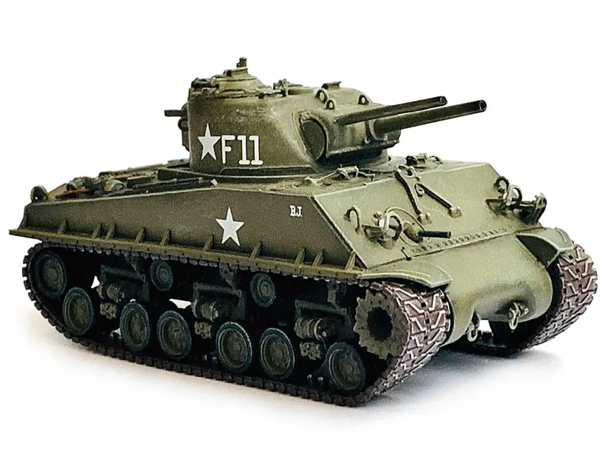 United States M4a3 Hvss Poa-Cws-H5 Flamethrower Tank Olive Drab F11 "Korea" (1951) "Neo Dragon Armor" Series 1/72 Plastic Model By Dragon Models 2