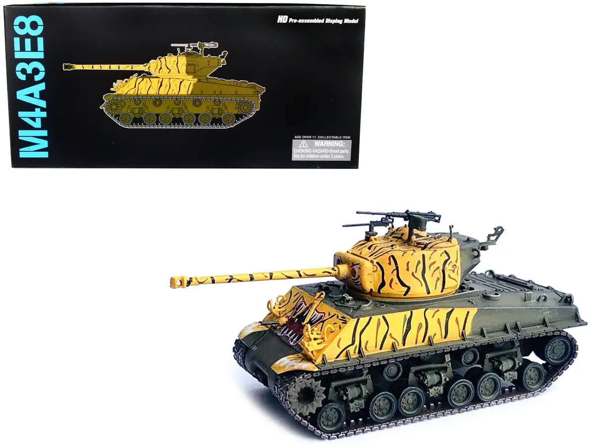 United States M4a3e8 Sherman "Tiger Face" Tank "24Th Infantry Div. Korea" (1951) "Neo Dragon Armor" Series 1/72 Plastic Model By Dragon Models 1