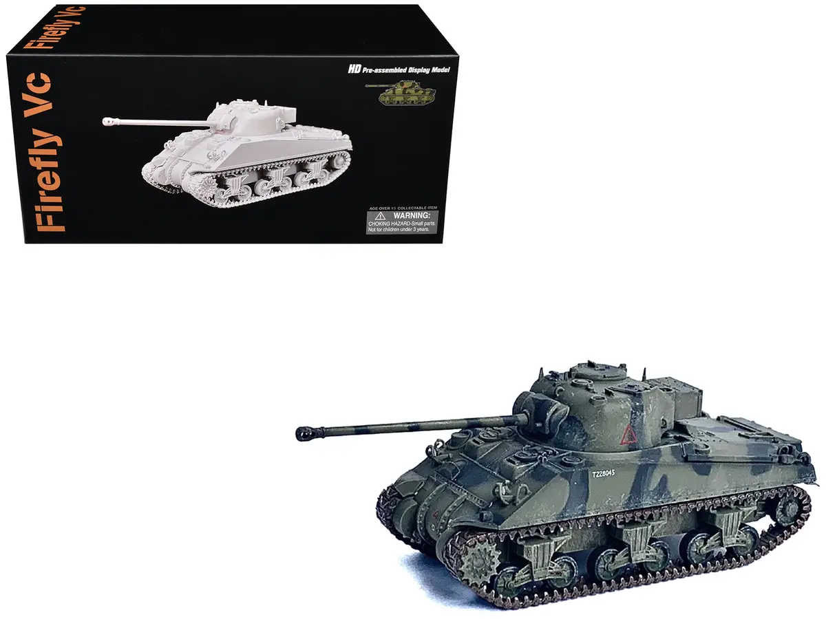British Sherman Firefly Vc Tank "4Th/7Th Royal Dragoon Guard 8Th Armoured Brigade France" (1944) "Neo Dragon Armor" Series 1/72 Plastic Model By Dragon Models 1