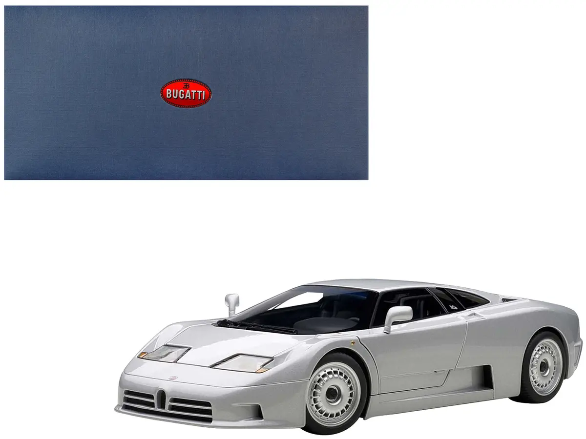 Bugatti Eb110 Gt Silver 1/18 Diecast Model Car By Autoart 1