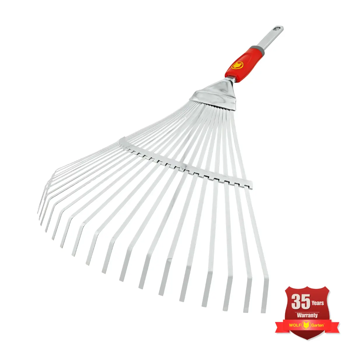 Wolf Garten Ue-M Flat Tine Steel Lawn Rake 1