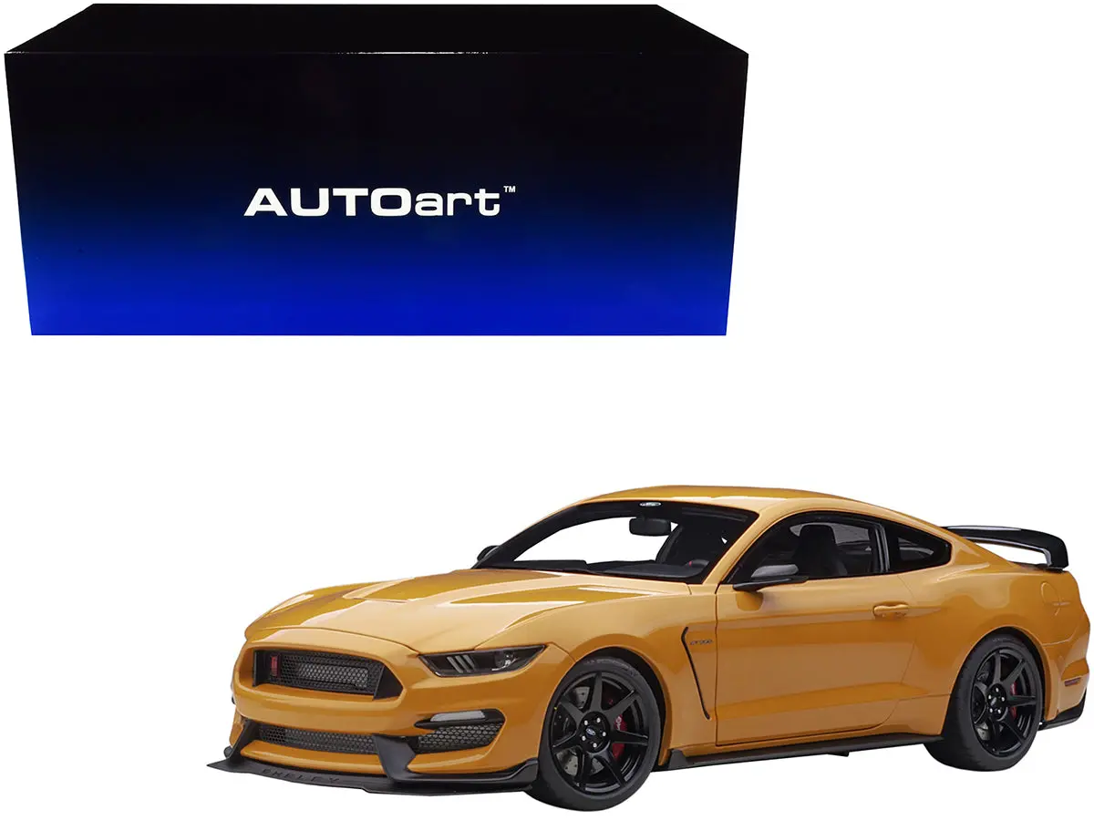 Ford Mustang Shelby Gt-350R Orange Fury Metallic 1/18 Model Car By Autoart 1