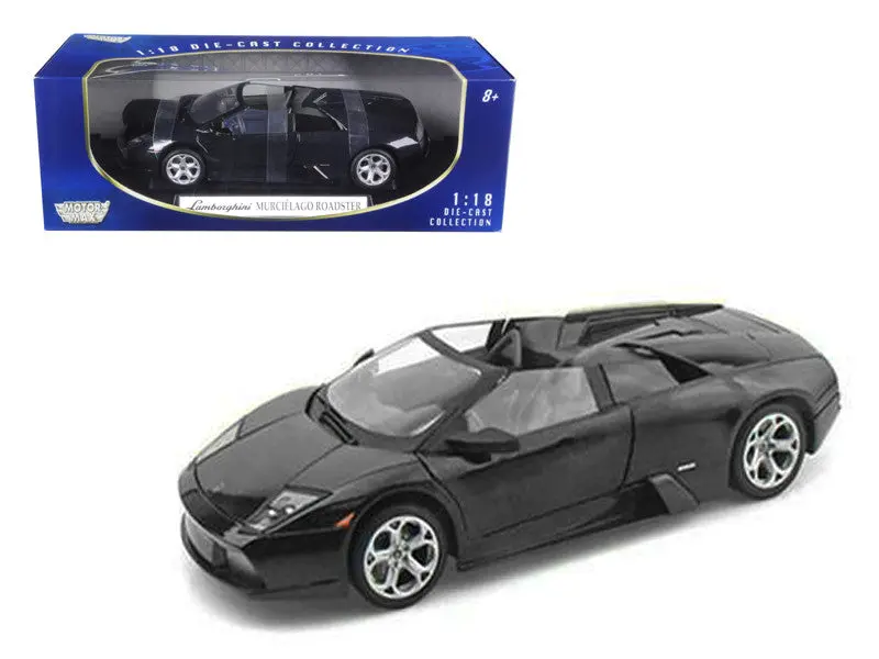 Lamborghini Murcielago Roadster Black 1/18 Diecast Model Car By Motormax 1
