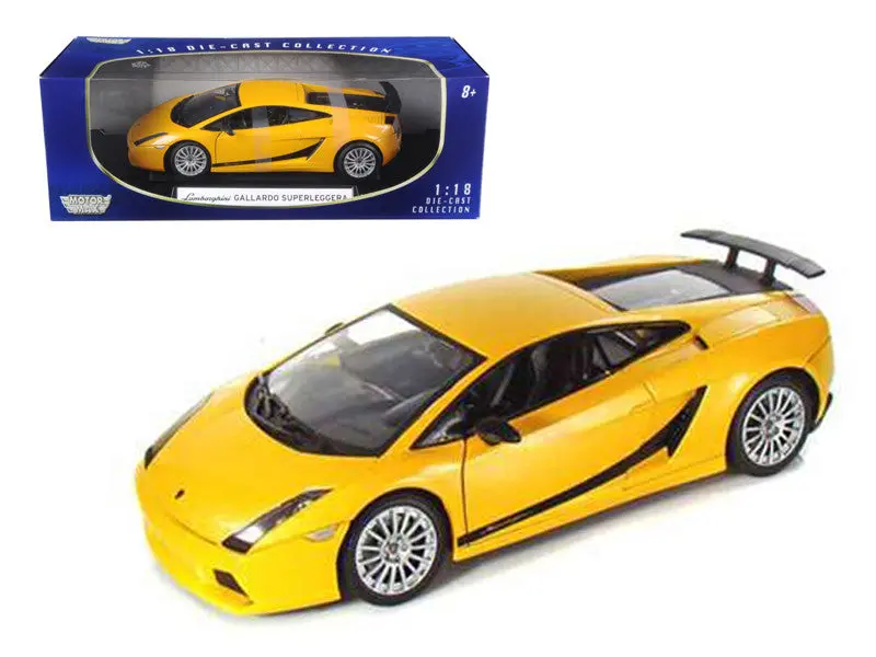 Lamborghini Gallardo Superleggera Orange 1/18 Diecast Model Car By Motormax 1