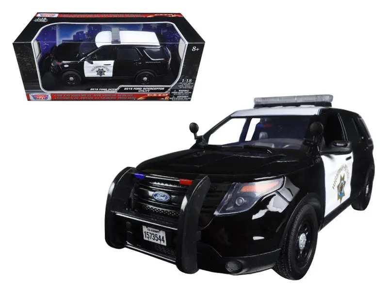 2015 Ford Pi Utility Interceptor Chp California Highway Patrol 1/18 Diecast Model Car By Motormax 1