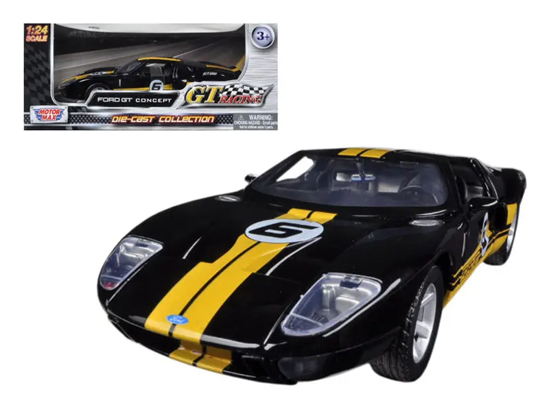 Ford Gt #6 Gt Racing 1/24 Diecast Model Car By Motormax 1
