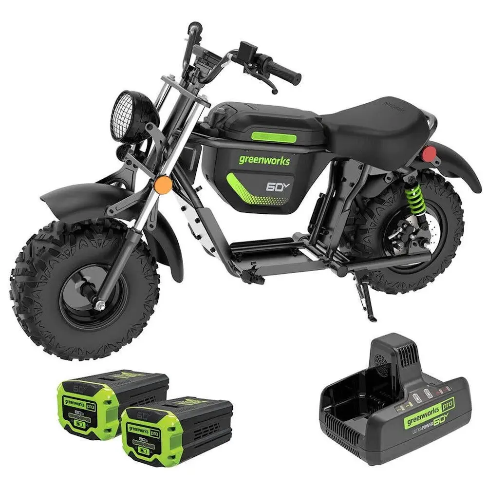 Greenworks 60V Stealth Mini Bike 1