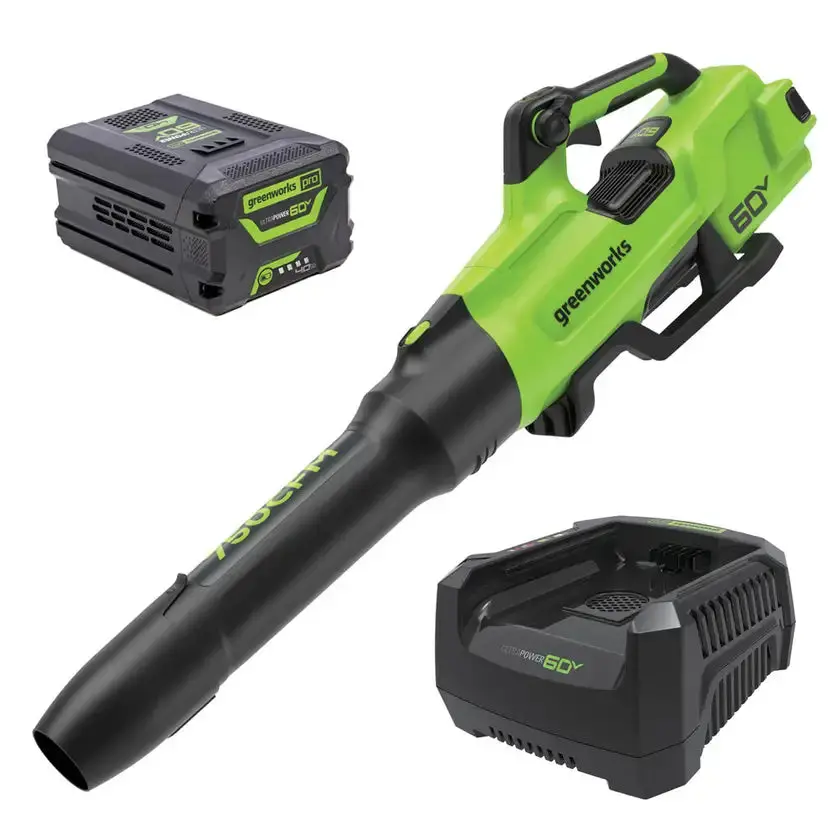 Greenworks Bl60l03 60V Battery 60V 750Cfm Blower Kit 1