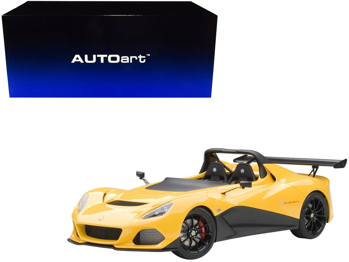 Lotus 3-Eleven Yellow 1/18 Model Car By Autoart 1