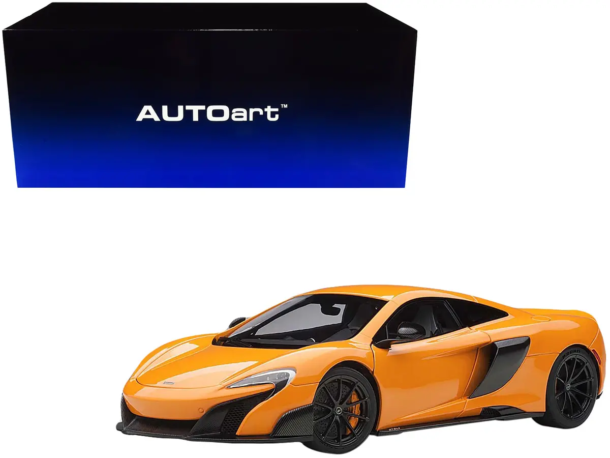 Mclaren 675Lt Mclaren Orange 1/18 Model Car By Autoart 1