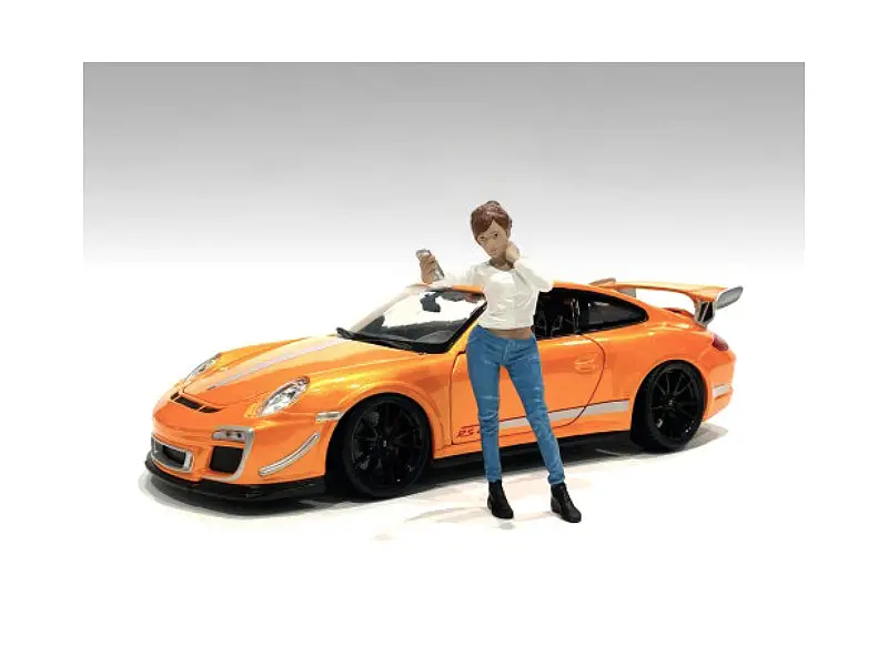 "Car Meet Series #1" Accessory Figure #1 For 1/18 Scale Models By American Diorama 1
