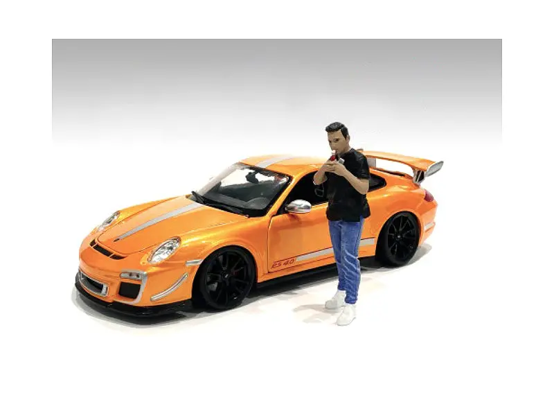 "Car Meet Series #1" Accessory Figure #6 For 1/18 Scale Models By American Diorama 1