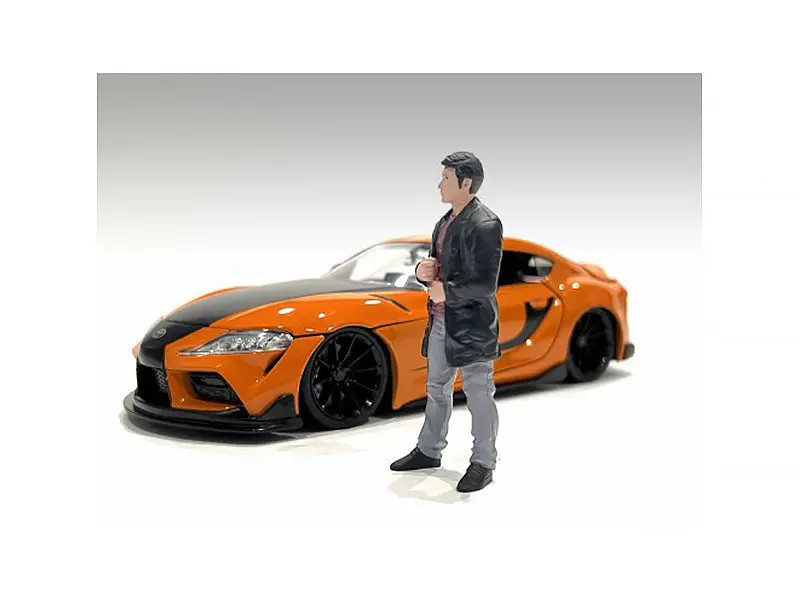 "Car Meet 3" Accessory Figure #3 For 1/18 Scale Models By American Diorama 1