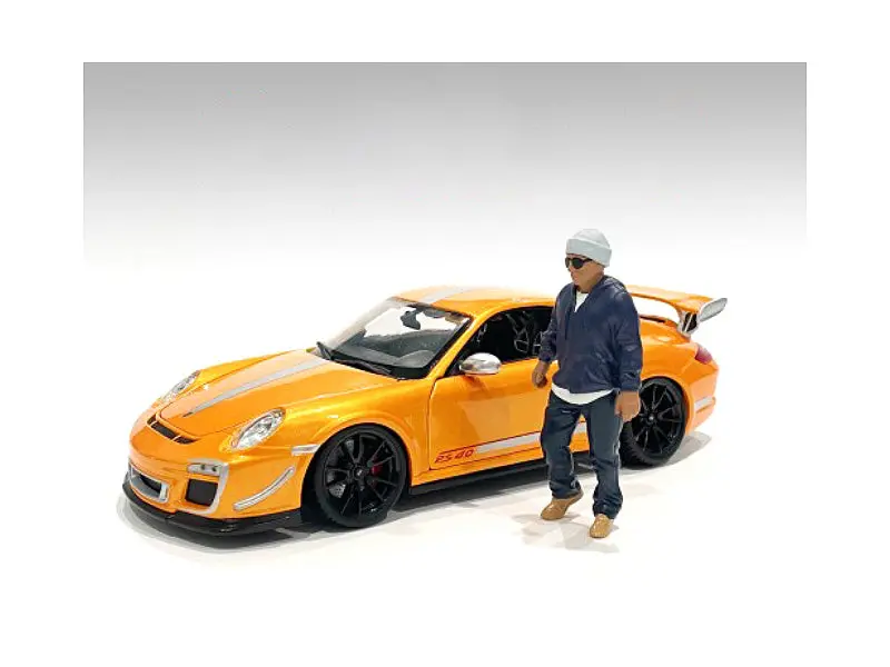 "Car Meet Series #1" Accessory Figure #4 For 1/24 Scale Models By American Diorama 1