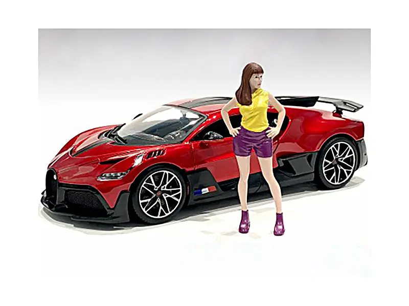 "Girls Night Out" Cara Accessory Figure For 1/24 Scale Models By American Diorama 1
