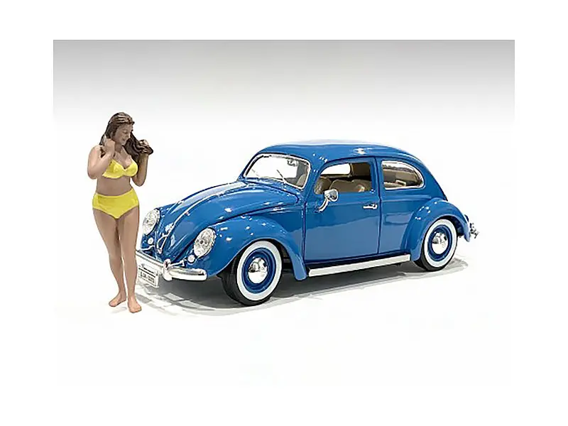 Beach Girl Amy Accessory Figure For 1/24 Scale Models By American Diorama 1