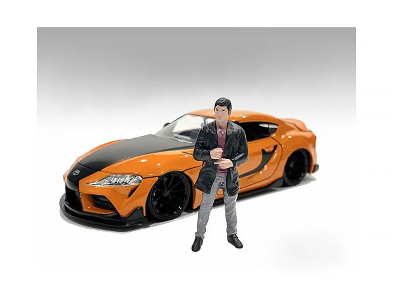 "Car Meet 3" Accessory Figure #3 For 1/24 Scale Models By American Diorama 1