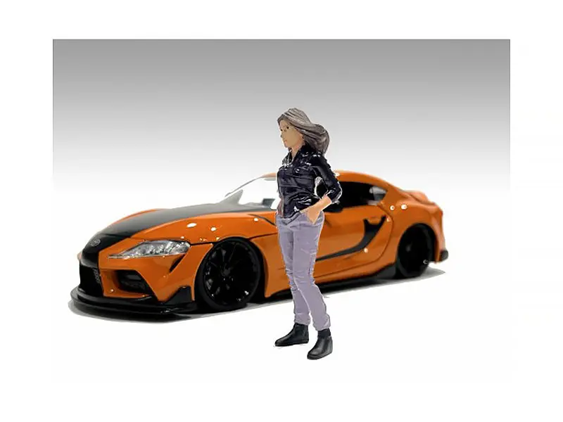 "Car Meet 3" Accessory Figure #5 For 1/24 Scale Models By American Diorama 1