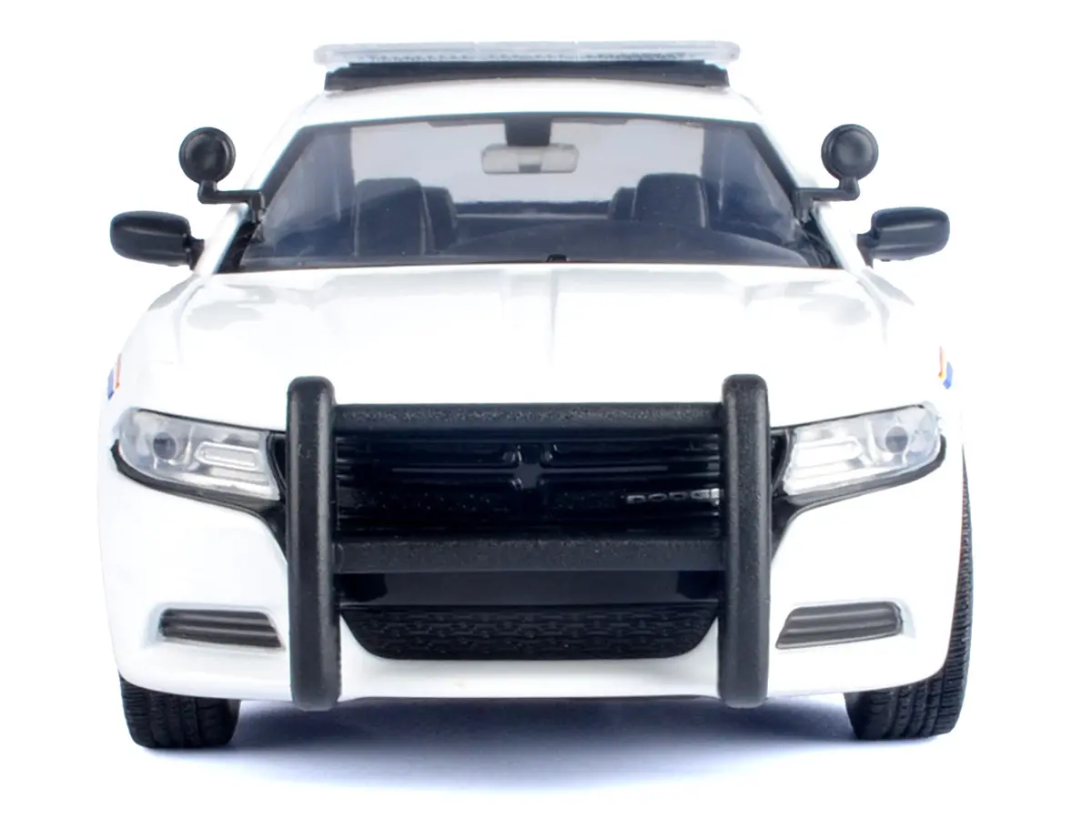 2023 Dodge Charger Pursuit Police Car "Rcmp (Royal Canadian Mounted Police)" White "Law Enforcement And Public Service" Series 1/24 Diecast Model Car By Motormax 2