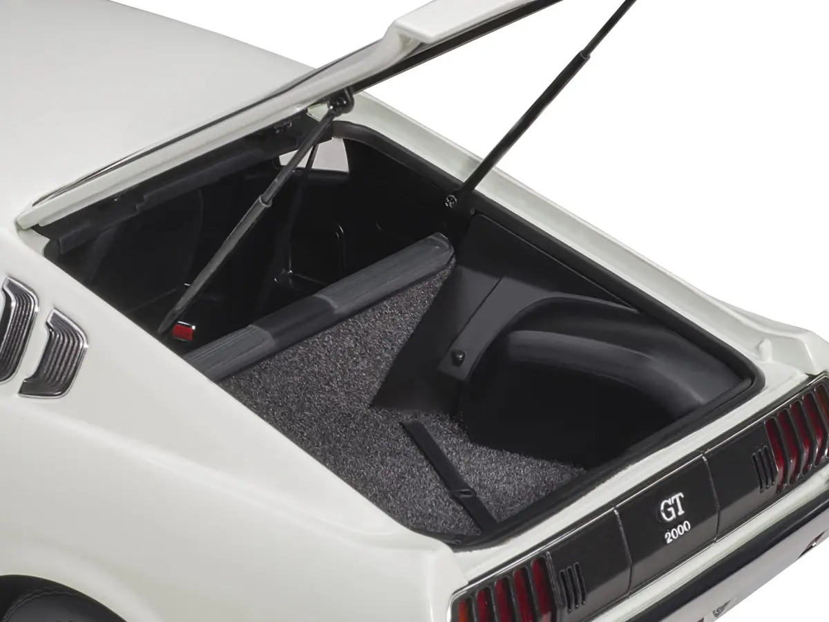 1973 Toyota Celica Liftback 2000Gt (Ra25) Rhd (Right Hand Drive) White With Red And Black Stripes 1/18 Model Car By Autoart 2
