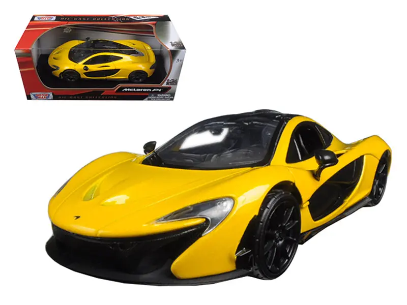 Mclaren P1 Yellow 1/24 Diecast Model Car By Motormax 1