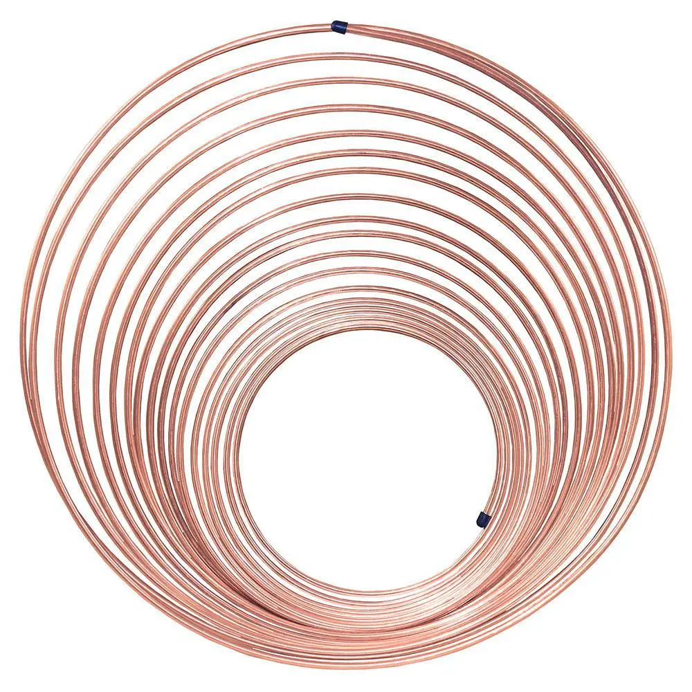 3/16" X 50' | Copper-Nickel Coil Tubing - Brake Line Replacement Coil 1