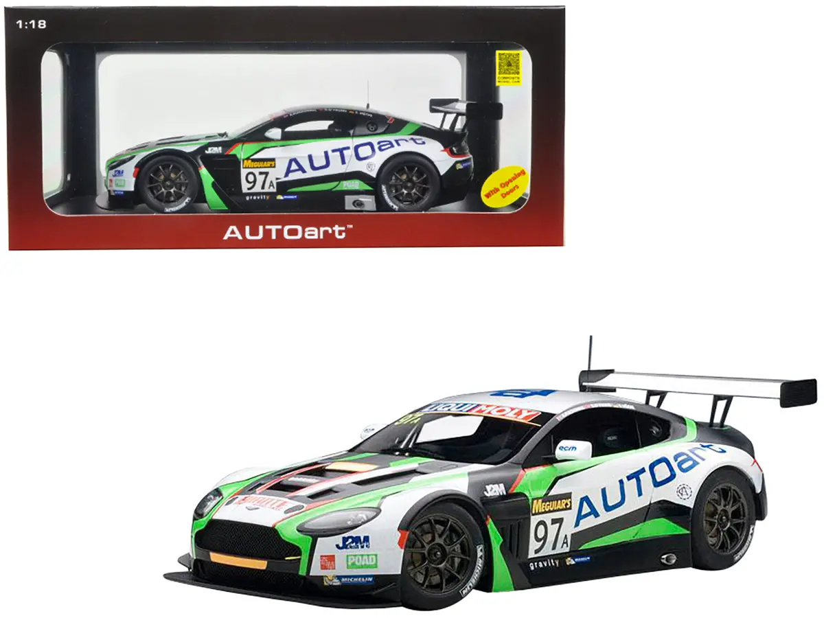 Aston Martin V12 Vantage Bathurst 12Hour Endurance Race 2015 #97 A. Macdowall / D. O'young / S. Mucke 1/18 Model Car By Autoart 1