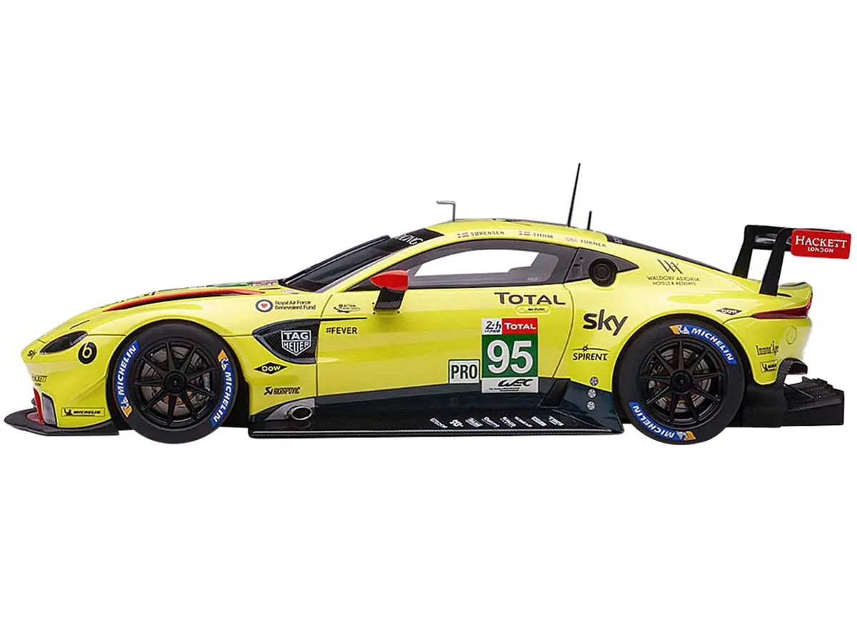 2018 Aston Martin Vantage Gte #95 Sorensen - Thiim - Turner Le Mans Pro 1/18 Model Car By Autoart 2