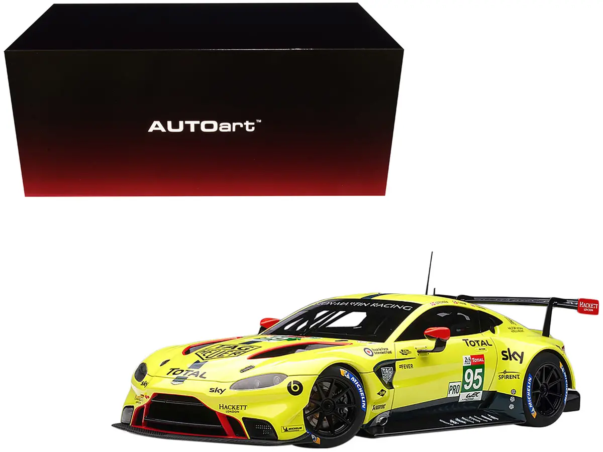 2018 Aston Martin Vantage Gte #95 Sorensen - Thiim - Turner Le Mans Pro 1/18 Model Car By Autoart 1